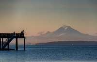 Mt Rainier and Fisherman